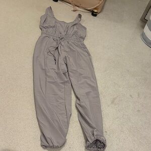 Abercrombie & Fitch Light Gray Jumpsuit